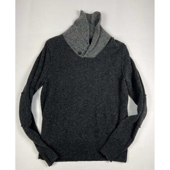 J.CREW Other - J. Crew Men M Brown 100% Premium Lambswool Shawl Neck Knit Sweater